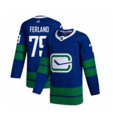 Youth Vancouver Canucks #79 Michael Ferland Authentic Royal Blue Alternate Hockey Jersey