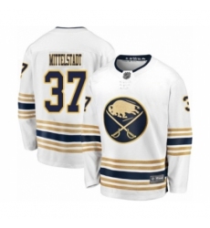 Youth Buffalo Sabres #37 Casey Mittelstadt Fanatics Branded White 50th Season Breakaway Hockey Jersey