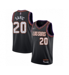 Men's Phoenix Suns #20 Dario Saric Swingman Black Basketball Jersey - 2019 20 City Edition