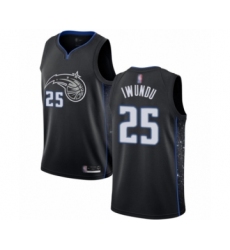 Youth Orlando Magic #25 Wes Iwundu Swingman Black Basketball Jersey - City Edition