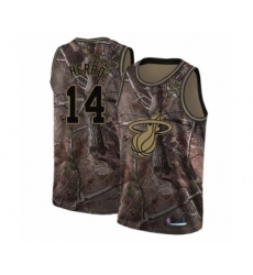 Youth Miami Heat #14 Tyler Herro Swingman Camo Realtree Collection Basketball Jersey