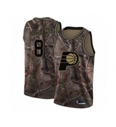 Women's Indiana Pacers #8 Justin Holiday Swingman Camo Realtree Collection Basketball Jersey