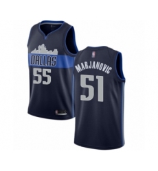 Women's Dallas Mavericks #51 Boban Marjanovic Authentic Navy Blue Basketball Jersey Statement Edition