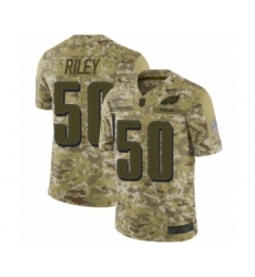 Youth Philadelphia Eagles #50 Duke Riley Limited Camo 2018 Salute to Service Football Jersey