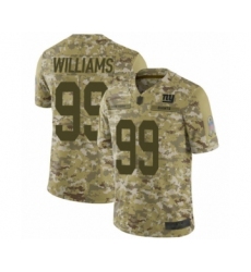 Men's New York Giants #99 Leonard Williams Limited Camo 2018 Salute to Service Football Jersey
