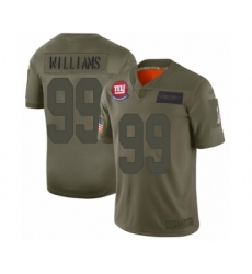 Youth New York Giants #99 Leonard Williams Limited Olive 2019 Salute to Service Football Jersey