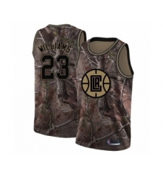 Women's Los Angeles Clippers #23 Lou Williams Swingman Camo Realtree Collection Basketball Jersey