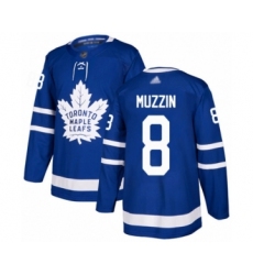 Youth Toronto Maple Leafs #8 Jake Muzzin Authentic Royal Blue Home Hockey Jersey