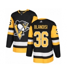 Youth Pittsburgh Penguins #36 Joseph Blandisi Authentic Black Home Hockey Jersey
