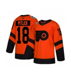 Youth Philadelphia Flyers #18 Tyler Pitlick Authentic Orange 2019 Stadium Series Hockey Jersey