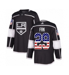 Youth Los Angeles Kings #29 Martin Frk Authentic Black USA Flag Fashion Hockey Jersey
