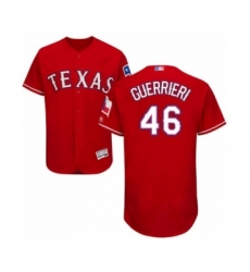 Men's Texas Rangers #46 Taylor Guerrieri Red Alternate Flex Base Authentic Collection Baseball Player Jersey