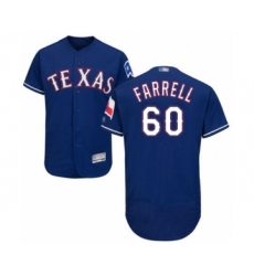 Men's Texas Rangers #60 Luke Farrell Royal Blue Alternate Flex Base Authentic Collection Baseball Player Jersey