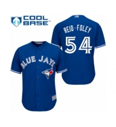 Youth Toronto Blue Jays #54 Sean Reid-Foley Authentic Blue Alternate Baseball Player Jersey