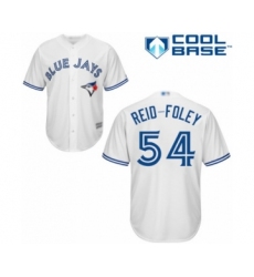 Youth Toronto Blue Jays #54 Sean Reid-Foley Authentic White Home Baseball Player Jersey