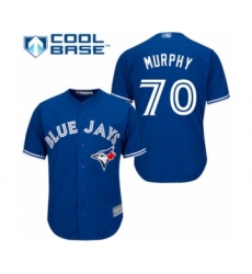 Youth Toronto Blue Jays #70 Patrick Murphy Authentic Blue Alternate Baseball Player Jersey