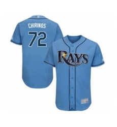 Men's Tampa Bay Rays #72 Yonny Chirinos Columbia Alternate Flex Base Authentic Collection Baseball Player Jersey