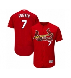 Men's St. Louis Cardinals #7 Andrew Knizner Red Alternate Flex Base Authentic Collection Baseball Player Jersey