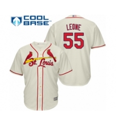 Youth St. Louis Cardinals #55 Dominic Leone Authentic Cream Alternate Cool Base Baseball Player Jersey