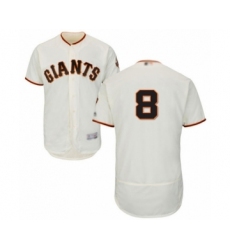 Men's San Francisco Giants #8 Alex Dickerson Cream Home Flex Base Authentic Collection Baseball Player Jersey