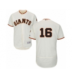 Men's San Francisco Giants #16 Aramis Garcia Cream Home Flex Base Authentic Collection Baseball Player Jersey