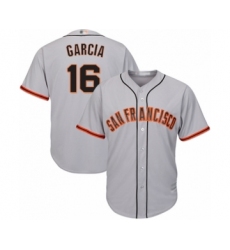 Youth San Francisco Giants #16 Aramis Garcia Authentic Grey Road Cool Base Baseball Player Jersey