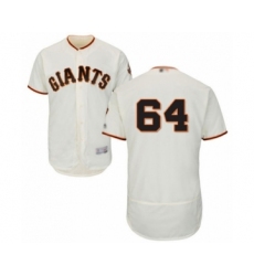 Men's San Francisco Giants #64 Shaun Anderson Cream Home Flex Base Authentic Collection Baseball Player Jersey