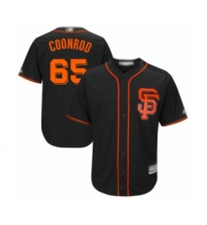 Youth San Francisco Giants #65 Sam Coonrod Authentic Black Alternate Cool Base Baseball Player Jersey