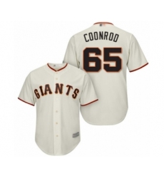 Youth San Francisco Giants #65 Sam Coonrod Authentic Cream Home Cool Base Baseball Player Jersey