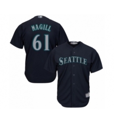 Youth Seattle Mariners #61 Matt Magill Authentic Navy Blue Alternate 2 Cool Base Baseball Player Jersey