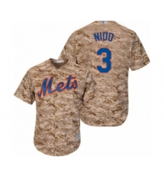 Women's New York Mets #3 Tomas Nido Authentic Camo Alternate Cool Base Baseball Player Jersey