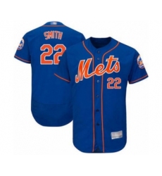 Men's New York Mets #22 Dominic Smith Royal Blue Alternate Flex Base Authentic Collection Baseball Player Jersey