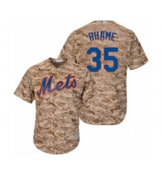 Women's New York Mets #35 Jacob Rhame Authentic Camo Alternate Cool Base Baseball Player Jersey