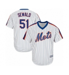 Youth New York Mets #51 Paul Sewald Authentic White Alternate Cool Base Baseball Player Jersey