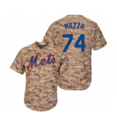 Youth New York Mets #74 Chris Mazza Authentic Camo Alternate Cool Base Baseball Player Jersey