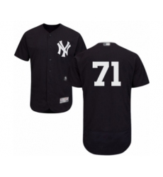 Men's New York Yankees #71 Stephen Tarpley Navy Blue Alternate Flex Base Authentic Collection Baseball Player Jersey