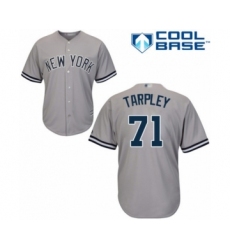 Youth New York Yankees #71 Stephen Tarpley Authentic Grey Road Baseball Player Jersey