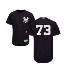 Men's New York Yankees #73 Mike King Navy Blue Alternate Flex Base Authentic Collection Baseball Player Jersey