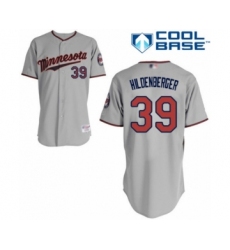 Women's Minnesota Twins #39 Trevor Hildenberger Authentic Grey Road Cool Base Baseball Player Jersey