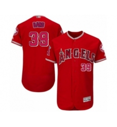 Men's Los Angeles Angels of Anaheim #39 Luke Bard Red Alternate Flex Base Authentic Collection Baseball Player Jersey