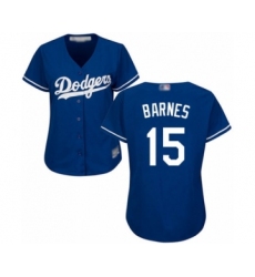 Women's Los Angeles Dodgers #15 Austin Barnes Authentic Royal Blue Alternate Cool Base Baseball Player Jersey