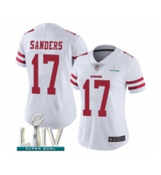 Women's San Francisco 49ers #17 Emmanuel Sanders White Vapor Untouchable Limited Player Super Bowl LIV Bound Football Jersey