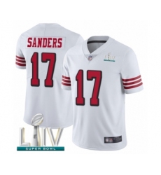 Youth San Francisco 49ers #17 Emmanuel Sanders Limited White Rush Vapor Untouchable Super Bowl LIV Bound Football Jersey