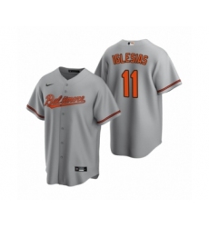 Men's Baltimore Orioles #11 Jose Iglesias Nike Gray Replica Road Jersey