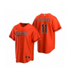 Youth Baltimore Orioles #11 Jose Iglesias Nike Orange 2020 Replica Alternate Jersey