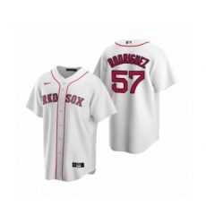 Men's Boston Red Sox #57 Eduardo Rodriguez Nike White Replica Home Jersey