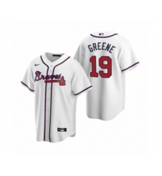 Women Atlanta Braves #19 Shane Greene Nike White 2020 Replica Home Jersey