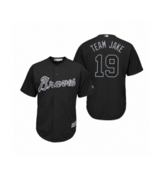 Women Atlanta Braves #19 Shane Greene Team Jake Black 2019 Players Weekend Replica Jersey