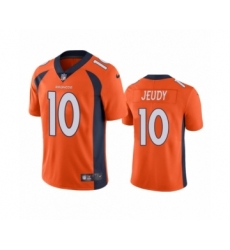 Denver Broncos #10 Jerry Jeudy Orange 2020 NFL Draft Vapor Limited Jersey
