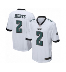 Philadelphia Eagles #2 Jalen Hurts Game White Football Jersey